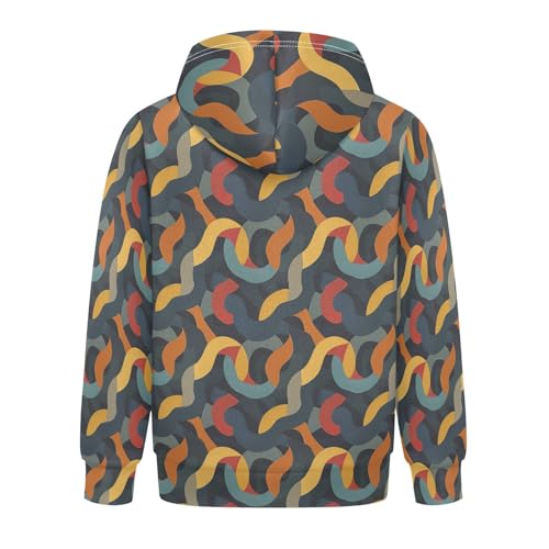 Color Rope Boys Girls Pullover Hoodie Sweatshirt with Pocket 4 Years 202b53172