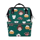 Capacidad: una bolsa de capacidad principal, dos bolsillos laterales, un bolsillo frontal con cremallera, ocho pequeños compartimentos en el interior, diseño multibolsillo, cremallera lateral para un fácil acceso. La bolsa vacía puede soportar, los hombros portátiles pueden ser, cremallera doble con diseño de correa de hombro ajustable.