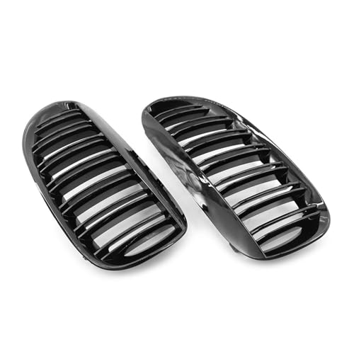Calandre E63 E64 usée ? Remplacez par ces grilles double ligne noir brillant
