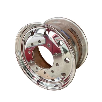FL908 Tire and Rim Combination - 2011-2022 Freightliner & Western Star 5 Alcoa Aluminum Disc Wheel with Polished Finish (22.50x12.25'/10x11.25mm, +0.00mm Offset)