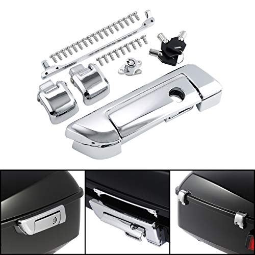 Kit de cerraduras para tapa de maletero TCT-MOTORPARTS compatible con Harley Touring 2014-2025 Road King FLHR Street Glide FLHX Electra Glide Ultra Classic miniatura 2