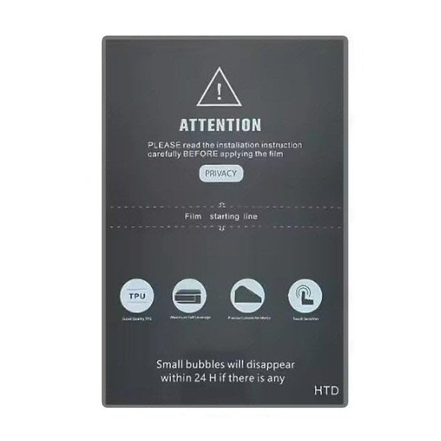 Film hydrogel pour écran de téléphone portable dans les transports en commun