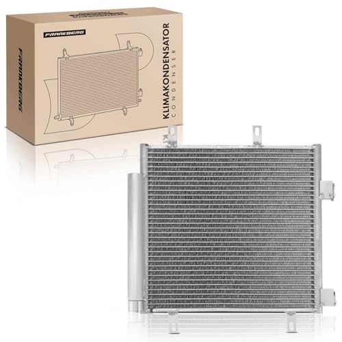 Frankberg Refrigerador de aire acondicionado Condensador de aire acondicionado Compatible con 107 PM PN 1.0 C1 PM PN 1.0 Aygo B1 1.0 C1 PM PN 1.4 HDi Aygo Furgoneta/Compacto B1 1.0 VVT-i 6455EF,6455EE