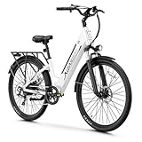 🚴【1100w Peak Brushless Motor】 -- Adopts 1100W peak outer rotor BLDC motor. At level 1 PAS, the controller can deliver a torque of up to 90 Nm, while at level 5 PAS, the speed can reach 28MPH or higher. 🔋【48V 12.8AH Battery & longer range】 -- Hidden r...