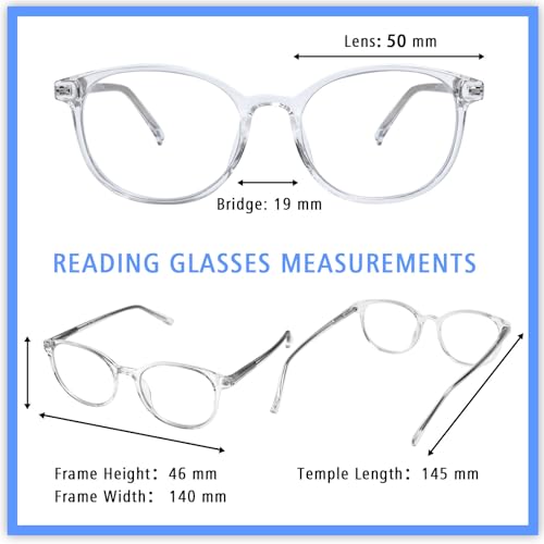 Image of Progressive Multifocal Reading Glasses for Women Men, TR90 Fashion Blue Light Computer Readers