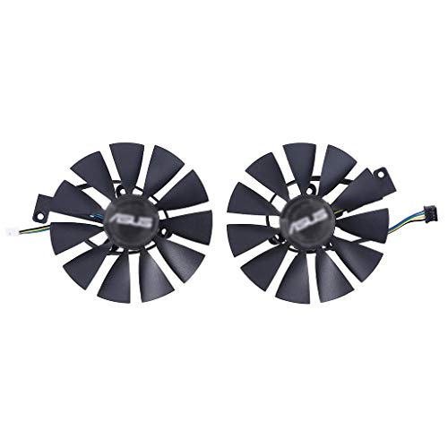 Esing Ventilateur de carte graphique 87 mm T129215SH FDC10U12S9-C 4 broches pour ASUS ROG 2060 2070 RTX2080 Dual OC