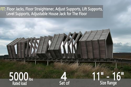 AOTUBEE House Floor Jacks, Basement Floor Jack for Leveling and stabilizing Stairs, Porches, Decks, Crawl Spaces, Sagging/Uneven Floors and RV Camper Step Stabilizer, 4 Pack, 11" - 16" by AOTUBEE - Image 4