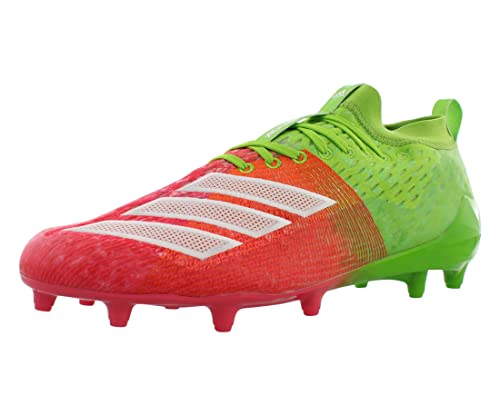 adidas Zapatos de fútbol Adizero 8.0 para hombre, Verde/Hyper, 13.5
