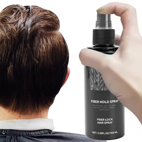 Spray repelente al agua para fibra capilar, espesa el cabello, resistente al agua, 100 ml, niebla de secado rápido para un estilo duradero en zonas de transpiración, barba unisex