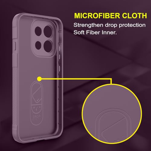 Image of Zapcase Back Case Cover for Oppo Reno 16C 5G | Compatible for Oppo Reno 16C 5G Back Cover | Liquid Silicon Magic Case with Camera Protection | Lavender