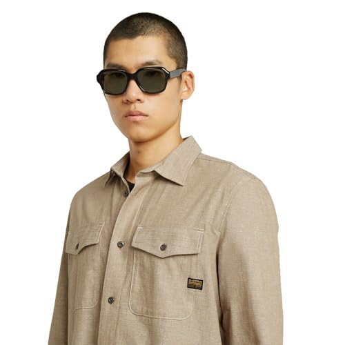 G-STAR Men's Marine Slim Long Sleeve Shirt Mehrfarben (Toggee/Milk D24963-D914-H051) S – Ansicht 3