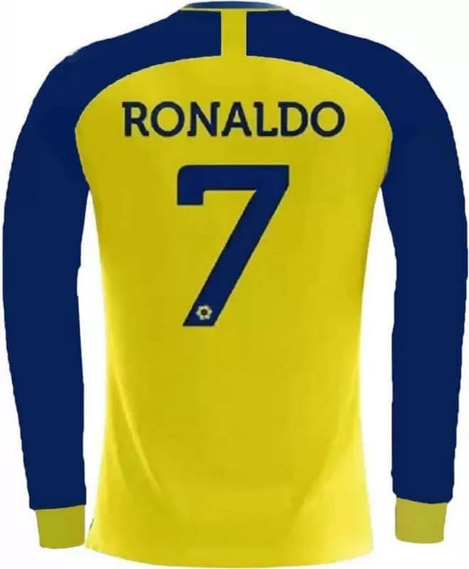 Image of New Ronaldo Jersey Al Nasser 2022 for (Men & Boys)