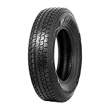 HALBERD Premium New Trailer Tires ST185/80D13, 6PR Load Range C, 13in Fuel-saving Designed Trailer Tire ST185 80 13 for Travel/Camper/Landscape/Cargo/Utility/Boat/Horse/Farm/Hauler Trailer(Pack of 1)