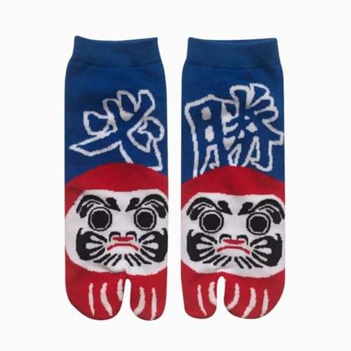 FANCYPUMPKIN Japanese Style Split Toe Cotton Socks Kimono Sandal Tabi Ninja Geta Socks Geisha Socks for Men