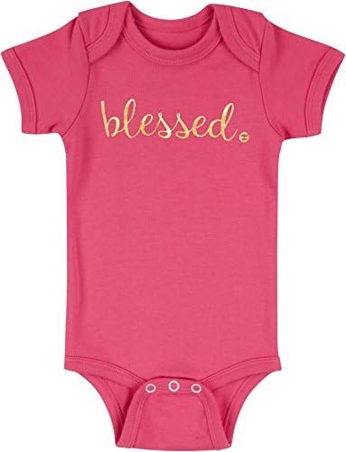 Baptism Gifts for Baby Girl | Christening Outfit Bodysuit for Goddaughter | Blessed NB-12M