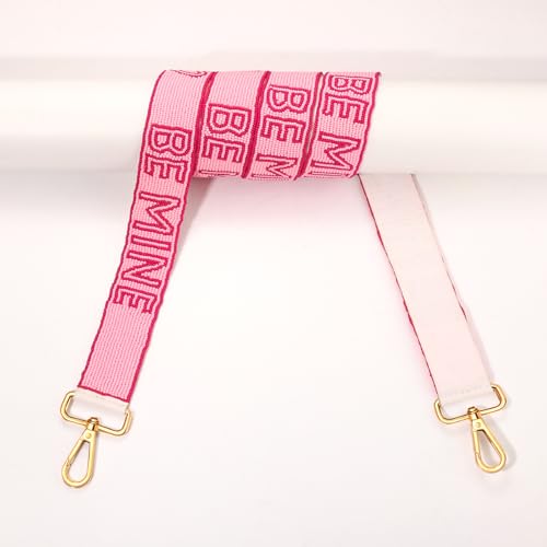 Image of NLCAC Beaded Purse Strap Replacement Crossbody Bag Strap Mardi Gras Valentines Day Holiday Crossbody Strap for Bags