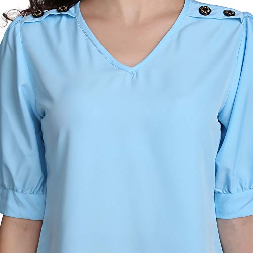 Image of Lymio Women's Solid Regular Fit TOP