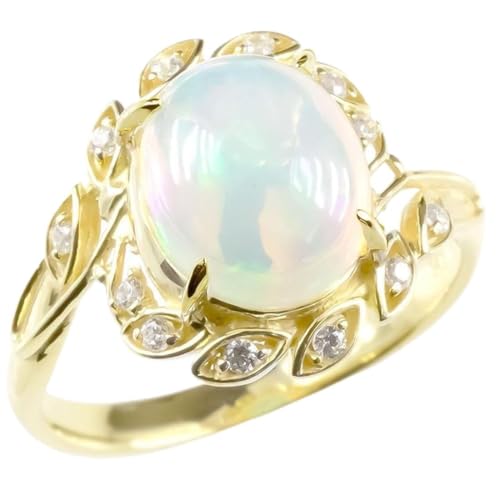 [�A�g���X] �S�[���h �����O �G�`�I�s�A�I�p�[�� �_�C�������h �w�� 10K �C�G���[�S�[���hk10 ����w�� �_�C�� �G���Q�[�W�����O �s���L�[�����O �l�C 28��