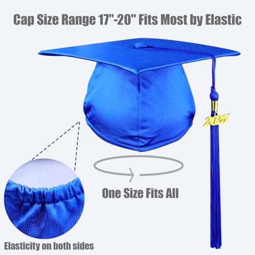 GraduationForYou Unisex Shiny Kindergarten and Preschool Graduation Cap with 2025 Tassel Year Charm for Kids2