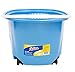 Quickie® Ez-Glide Bucket On Wheels, 5 Qt, Blue 20000ZQK - 1 Each