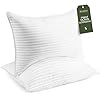 Beckham Hotel Collection Bed Pillows Standard / Queen Size Set of 2 – Down Alternative Bedding Gel Cooling Pillow for Back, Stomach or Side Sleepers