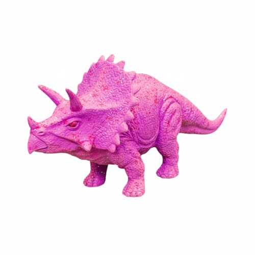 Image of ZESTHOME Big Triceratops Dinosaur Toy for Kids with Eggs, Rocks & Tree | Realistic Large Dino Figure | BPA-Free Non-Toxic PVC Animal Toy | Educational Pretend Play Gift for Boys & Girls 3+