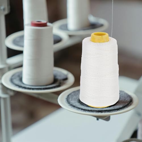 Hilo de coser de nylon PRETYZOOM para reparación de cuero y lona, rollo blanco de 300m, hilo resistente para costura a mano y máquina, ideal para encuadernación y proyectos de tapicería DIY miniatura 7