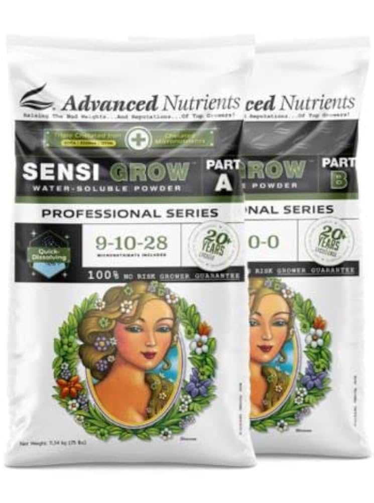 Sensi Grow Professional- Part A&B Amazon.com : Advanced Nutrients Sensi Grow Part A+B WSP