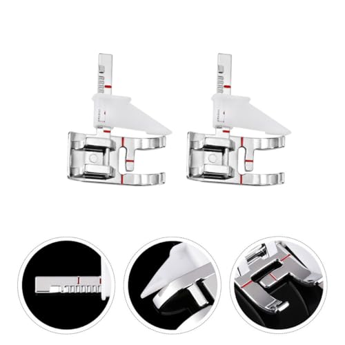 2 Piezas Prensatelas Ajustable para Máquina de Coser miniatura 7
