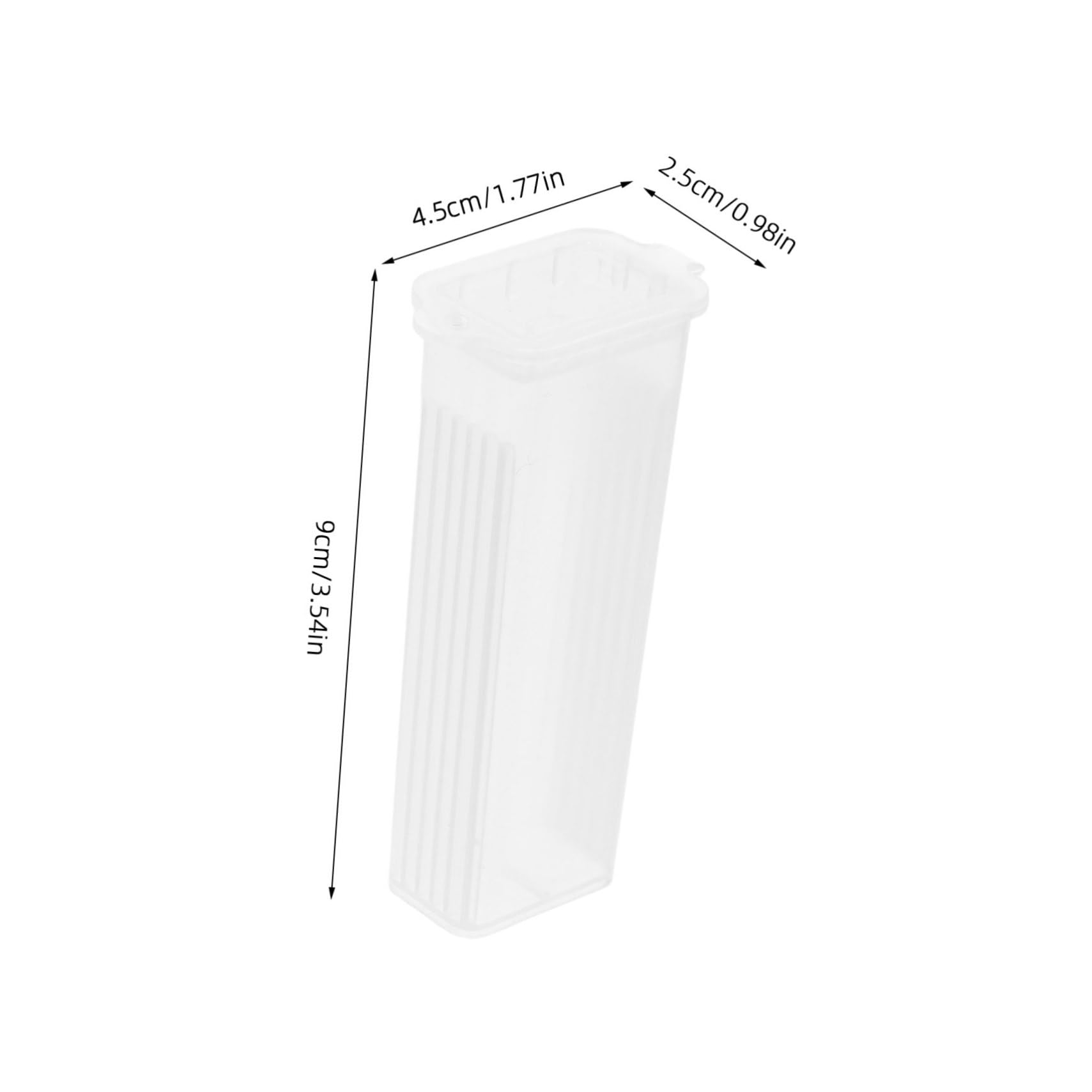 ULTECHNOVO 10stücke Teiliges Transparente Staining Jar Für Mikroskop-objektträger Aufbewahrungslösung Mit Deckel Für Sichere Lagerung Schnitten Und -proben