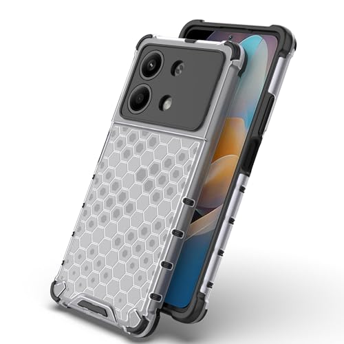 Image of Glasgow Back Case Cover Compatible with [ Poco X6 Neo 5G ] (Stylish Design) - Transparent