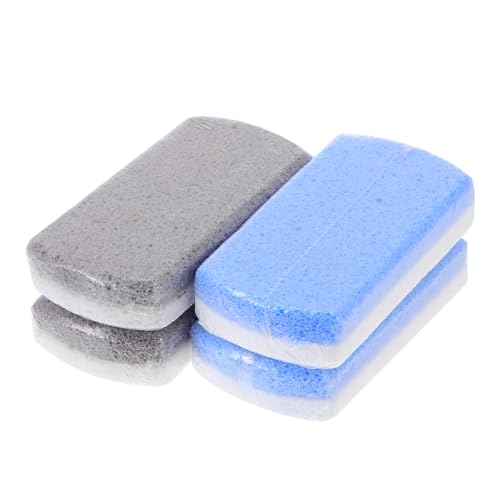 Beatifufu 2sets Foot File Remover Pedicure Tools Set Foot Exfoliating Stone Massaging Rasp Home Pedicure Kit 4pcs*2