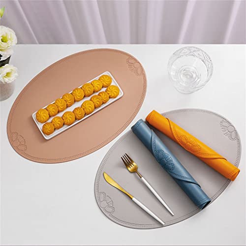 Napperons vintage isolants argento 45x30cm antibrûlure table ovale