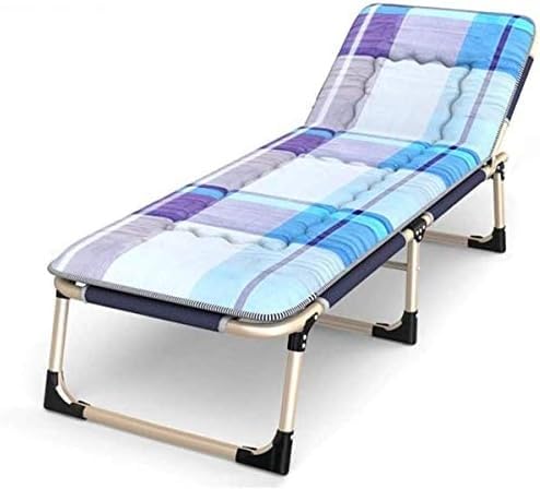 Chaise longue de jardin pliante robuste pour le soulagement du dos en extérieur