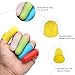 uxcell 9Pcs Rubber Fingers Tips Finger Protectors Silicone Finger Cots Thimble Fingers Covers Gloves Sleeves for Home Office Desktop Accessories Guitar 3 Sizes Yellow