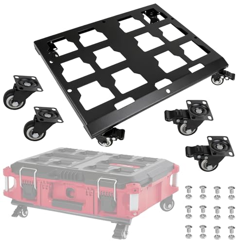 Upgraded Tool Box Dolly Compatible with Milwaukee Packout Carts