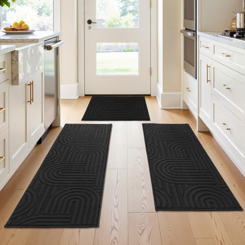 U'Artlines �L�b�`�����O�ƃ}�b�g 3���Z�b�g ����~�߉��H ����\ �u���b�N �􉽊w�͗l �L�b�`���}�b�g ���p �z���� �h�� �t���A�}�b�g ����p �V���N ���� 20x32+20x48+20x48+20x59