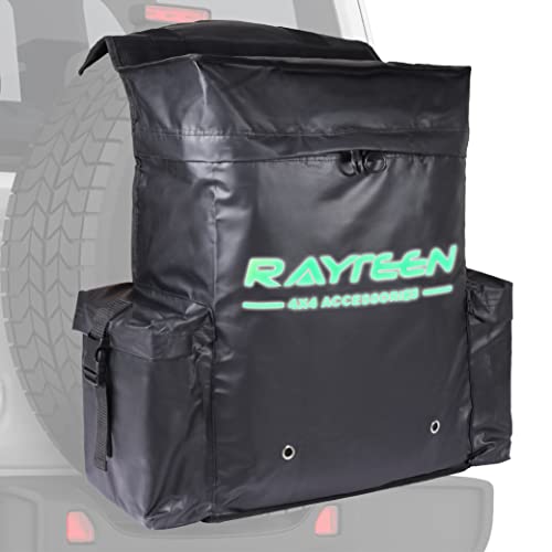 Image of Sturdy PVC Made 23Gallons /88L Spare Tire Trash Bag for Camping Spare Tire Storage Bag Waterproof Spare Tire Bag Spare Tire Gear Bag Trasharoo for Camping Offroad, Snow Rain Sand Friendly