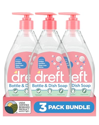 DREFT Bottle and Dish Soap | Made to Clean Baby...