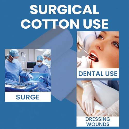 Image of Nevae 100% Pure Cotton Roll| Absorbent Cotton Wool | Soft, Hygienic & Chlorine Free | For Medical, Baby Care, Makeup & Household Use (300gm)