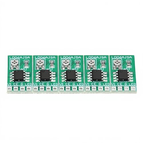 LED Driver Board 30 to 1500MA Adjustable Constant Current Driver with Integrated Design Temperature Regulation & Adjustable Output Current for 3. 3.7V 4.5V 5V 6V LED Driver