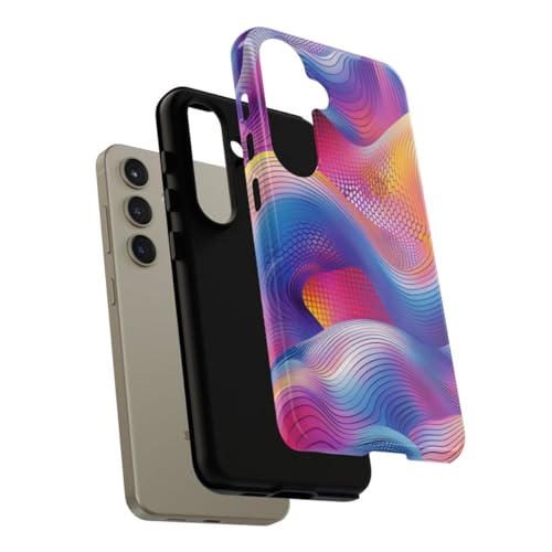Coque Samsung Galaxy S24 multicolore abstraite protection antichoc