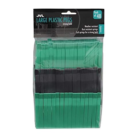 JVL 48-Piece Ultra Strong Laundry Pegs Cover