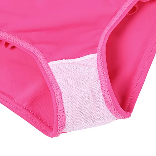 Image of Girls Long Sleeve Zipper Rash Guard 1 Piece UPF 50+ Sun Protection
