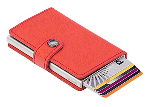 Secrid Women Mini Wallet Genuine Leather crisple RFID Safe Card Case for max 12 cards