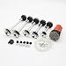 YIDA Bocina de aire de 12 V 150 db, cromo zinc, 5...