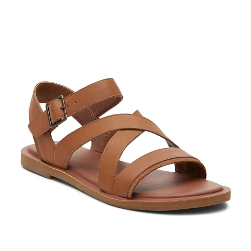 Image of TOMS Women's Sloane Sandal, Leather /Suede Upper