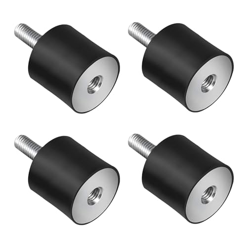 Sctmda Motorlager Schwingungsdämpfer M8 4 Stück Anti Vibration Gummilager Gummi Motorlager Silentblock Gummipuffer Klimaanlage Gummipuffer für...