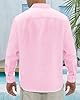 J.VER Men's Lightweight Linen Long Sleeve Shirt Ca... #2
