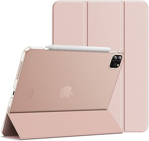 JETech Etui dla iPad Pro 11 Cala, 2022/2021/2020/2018 Model, Obsługuje Ładowanie Pencil, Automatyczne Budzenie/Usypianie (Czarny)
